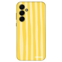 Fashion Case Samsung Galaxy A55 5G A556B - Lines lemon