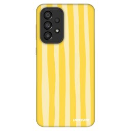 Fashion Case Samsung Galaxy A33 5G A336 - Lines lemon