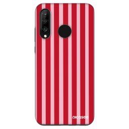 Fashion Case Huawei P30 Lite - Lines red