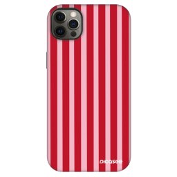 Fashion Case MagSafe Apple iPhone 12 Pro Max - Lines red