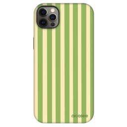 Fashion Case MagSafe Apple iPhone 12 Pro Max - Lines Matcha