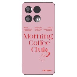 Fekete szilikon tok az alábbi mobiltelefonokra Motorola Edge 60 5G - Morning