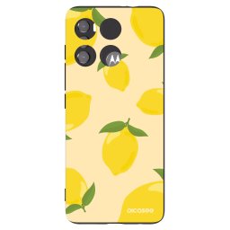 Fekete szilikon tok az alábbi mobiltelefonokra Motorola Edge 60 5G - Limoncella