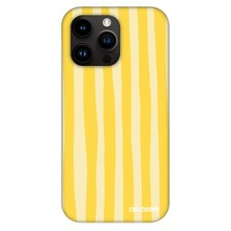 Fashion Case MagSafe Apple iPhone 13 Pro - Lines lemon