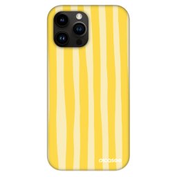 Fashion Case MagSafe Apple iPhone 13 Pro Max - Lines lemon
