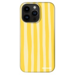 Fashion Case MagSafe Apple iPhone 14 Pro Max - Lines lemon