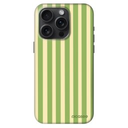 Fashion Case MagSafe Apple iPhone 15 Pro - Lines Matcha
