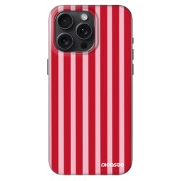 Fashion Case MagSafe Apple iPhone 15 Pro Max - Lines red