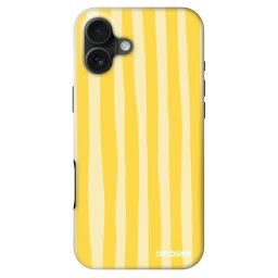Fashion Case MagSafe Apple iPhone 16 Plus - Lines lemon