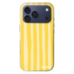 Fashion Case MagSafe Apple iPhone 17 Pro - Lines lemon