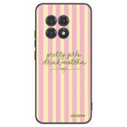 Fekete szilikon tok az alábbi mobiltelefonokra OnePlus 13R 5G - Pretty matcha