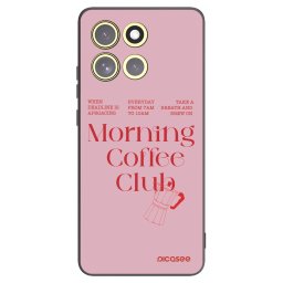 Fekete szilikon tok az alábbi mobiltelefonokra Motorola Moto G86 5G - Morning