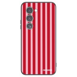 Fekete szilikon tok az alábbi mobiltelefonokra Xiaomi Redmi 15 5G - Lines red