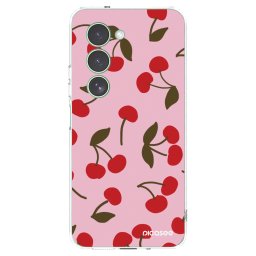 Átlátszó szilikon tok az alábbi mobiltelefonokra Xiaomi Redmi 15 5G - Cherry