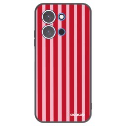 Fekete szilikon tok az alábbi mobiltelefonokra Xiaomi Redmi 15C 4G - Lines red