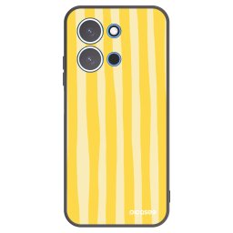 Fekete szilikon tok az alábbi mobiltelefonokra Xiaomi Redmi 15C 4G - Lines lemon