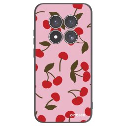 Fekete szilikon tok az alábbi mobiltelefonokra Xiaomi Redmi Note 15 Pro 4G - Cherry