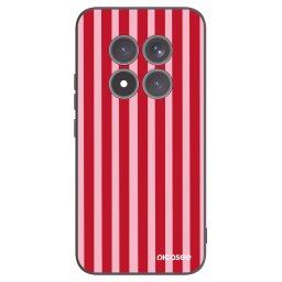 Fekete szilikon tok az alábbi mobiltelefonokra Xiaomi Redmi Note 15 Pro+ - Lines red