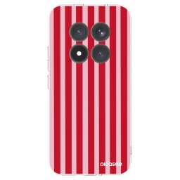 Átlátszó szilikon tok az alábbi mobiltelefonokra Xiaomi Redmi Note 15 Pro+ - Lines red