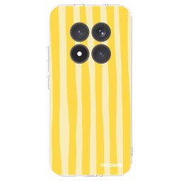 Átlátszó szilikon tok az alábbi mobiltelefonokra Xiaomi Redmi Note 15 Pro+ - Lines lemon