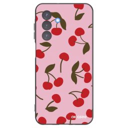Fekete szilikon tok az alábbi mobiltelefonokra Samsung Galaxy A17 5G - Cherry