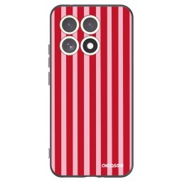 Fekete szilikon tok az alábbi mobiltelefonokra Xiaomi 15T - Lines red