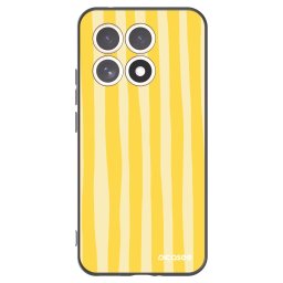 Fekete szilikon tok az alábbi mobiltelefonokra Xiaomi 15T - Lines lemon