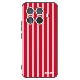 Fekete szilikon tok az alábbi mobiltelefonokra Xiaomi 15T Pro - Lines red