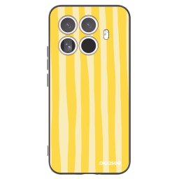 Fekete szilikon tok az alábbi mobiltelefonokra Xiaomi 15T Pro - Lines lemon