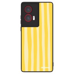 ULTIMATE CASE Motorola Edge 50 Fusion - készülékre - Lines lemon