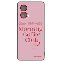 Fekete szilikon tok az alábbi mobiltelefonokra Motorola Edge 50 Fusion - Morning
