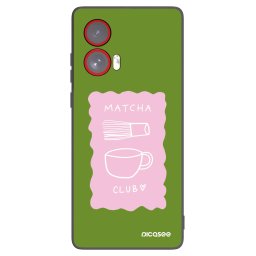 Fekete szilikon tok az alábbi mobiltelefonokra Motorola Edge 50 Fusion - Matcha club
