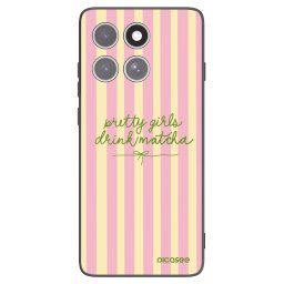 Fekete szilikon tok az alábbi mobiltelefonokra Motorola Edge 60 Fusion - Pretty matcha