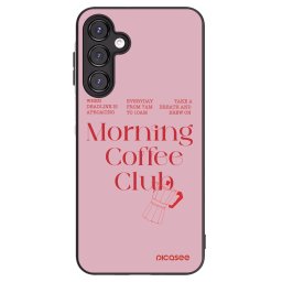 Fekete szilikon tok az alábbi mobiltelefonokra Samsung Galaxy A16 4G - Morning