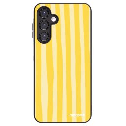 Fekete szilikon tok az alábbi mobiltelefonokra Samsung Galaxy A16 4G - Lines lemon