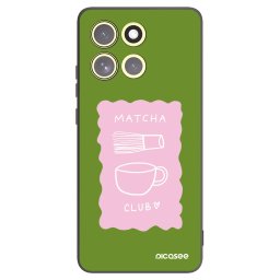 Fekete szilikon tok az alábbi mobiltelefonokra Motorola Moto G86 Power 5G - Matcha club