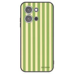 Fekete szilikon tok az alábbi mobiltelefonokra Xiaomi Redmi 15C 5G - Lines Matcha