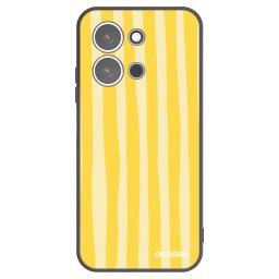 Fekete szilikon tok az alábbi mobiltelefonokra Xiaomi Redmi 15C 5G - Lines lemon