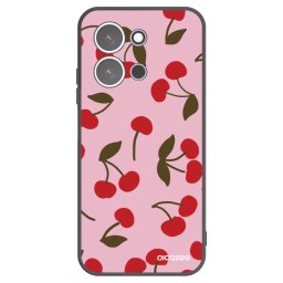 Fekete szilikon tok az alábbi mobiltelefonokra Xiaomi Redmi 15C 5G - Cherry