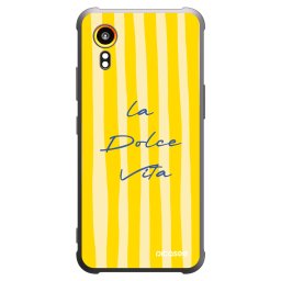 Fekete szilikon tok az alábbi mobiltelefonokra Samsung Galaxy Xcover 7 - Ladolcevita