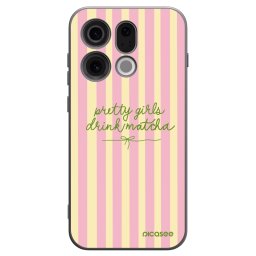 Fekete szilikon tok az alábbi mobiltelefonokra OPPO Find X9 - Pretty matcha