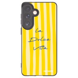 Fekete szilikon tok az alábbi mobiltelefonokra Samsung Galaxy S26+ - Ladolcevita