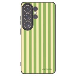 Fekete szilikon tok az alábbi mobiltelefonokra Samsung Galaxy S26 Ultra - Lines Matcha