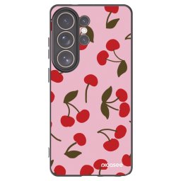 Fekete szilikon tok az alábbi mobiltelefonokra Samsung Galaxy S26 Ultra - Cherry
