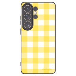 Fekete szilikon tok az alábbi mobiltelefonokra Samsung Galaxy S26 Ultra - Gride lemon