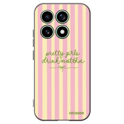 Fekete szilikon tok az alábbi mobiltelefonokra Xiaomi 17 - Pretty matcha