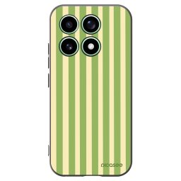 Fekete szilikon tok az alábbi mobiltelefonokra Xiaomi 17 - Lines Matcha