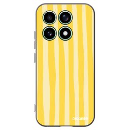 Fekete szilikon tok az alábbi mobiltelefonokra Xiaomi 17 - Lines lemon