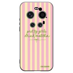 Fekete szilikon tok az alábbi mobiltelefonokra Xiaomi 17 Ultra - Pretty matcha