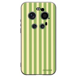 Fekete szilikon tok az alábbi mobiltelefonokra Xiaomi 17 Ultra - Lines Matcha